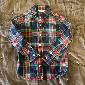 Janie and Jack plaid shirt